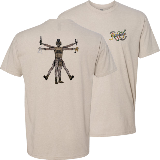 Vitruvian Artilleryman Tee