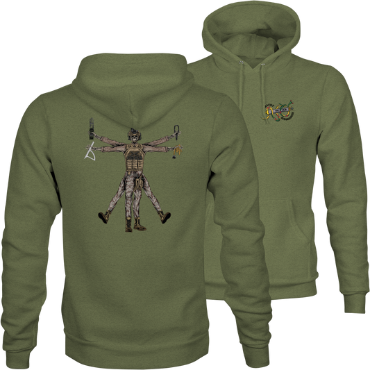 Vitruvian Artilleryman - Hoodie