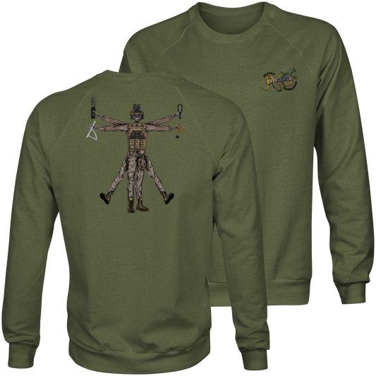 Vitruvian Artilleryman - Sweatshirt