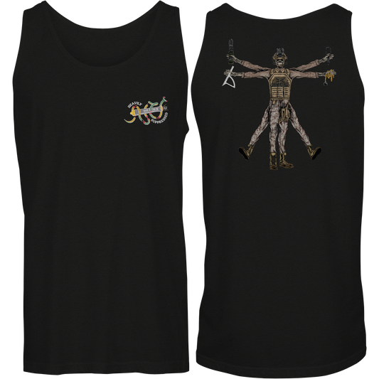 Vitruvian Artilleryman - Tank Top