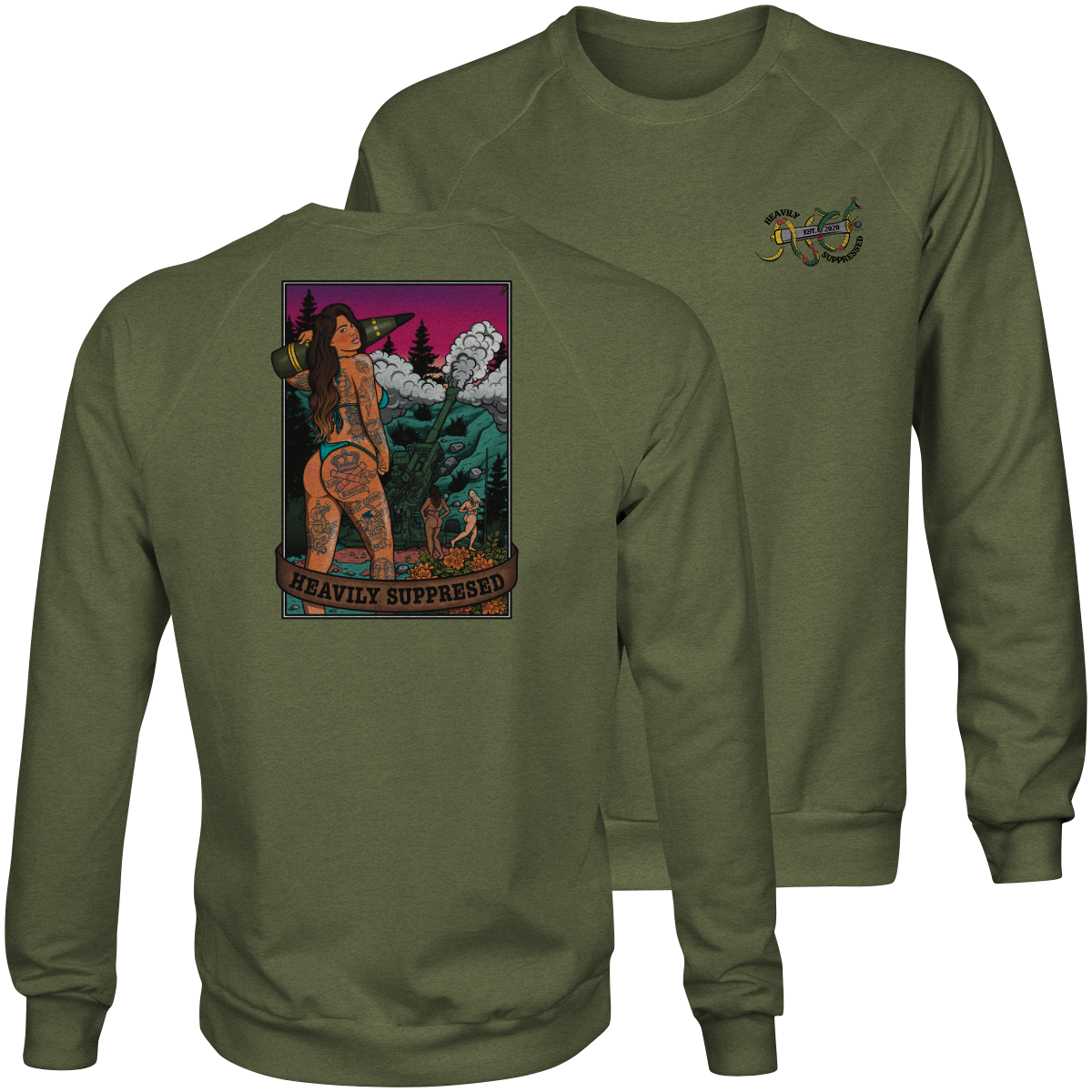 Battery Pin Up - Sweatshirt