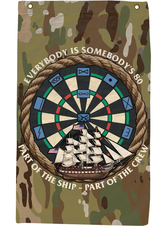 MM Dart Board - Flag