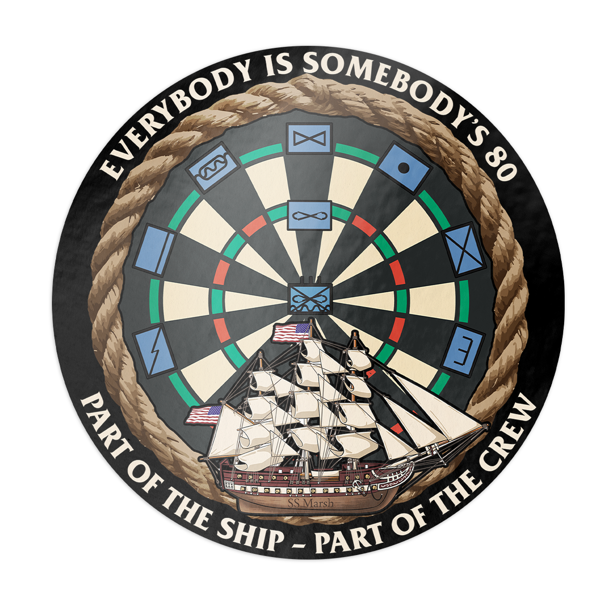 MM Dart Board - Sticker