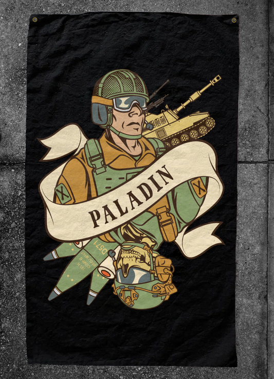 Paladin Death Card Flag