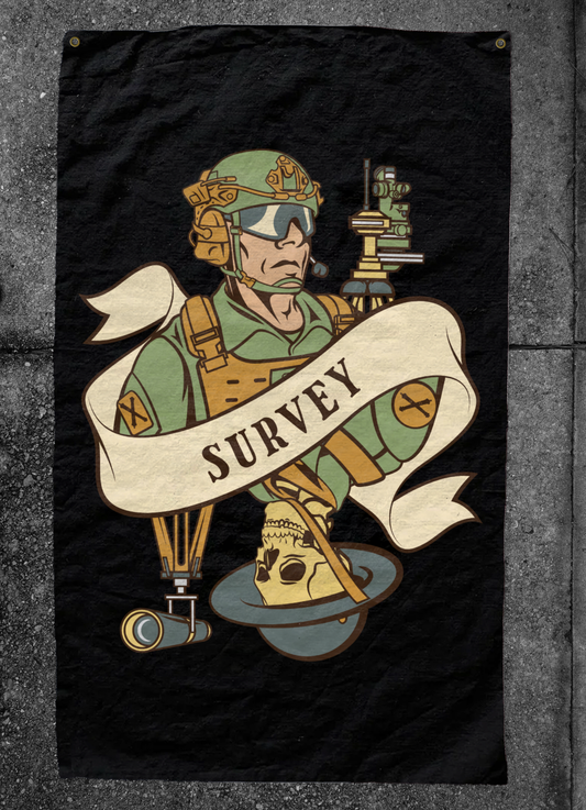 Survey Death Card Flag