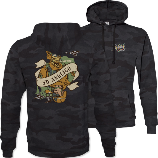 3rd ANGLICO Death Card Camouflage Hoodie