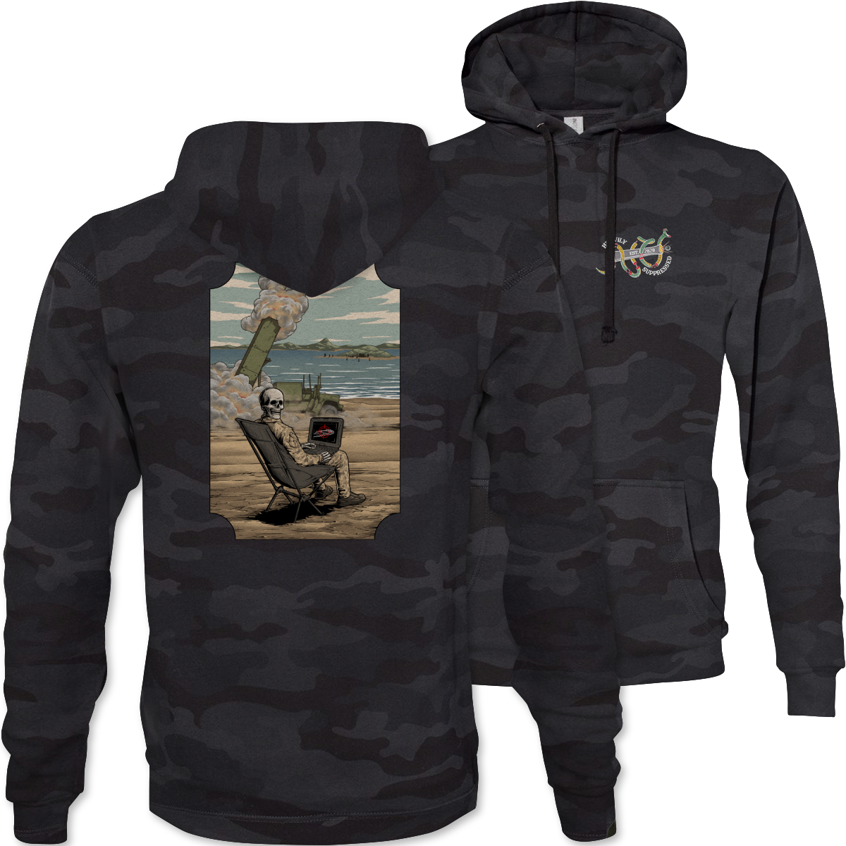 LMSL Artificial Island Hopping Camouflage Hoodie