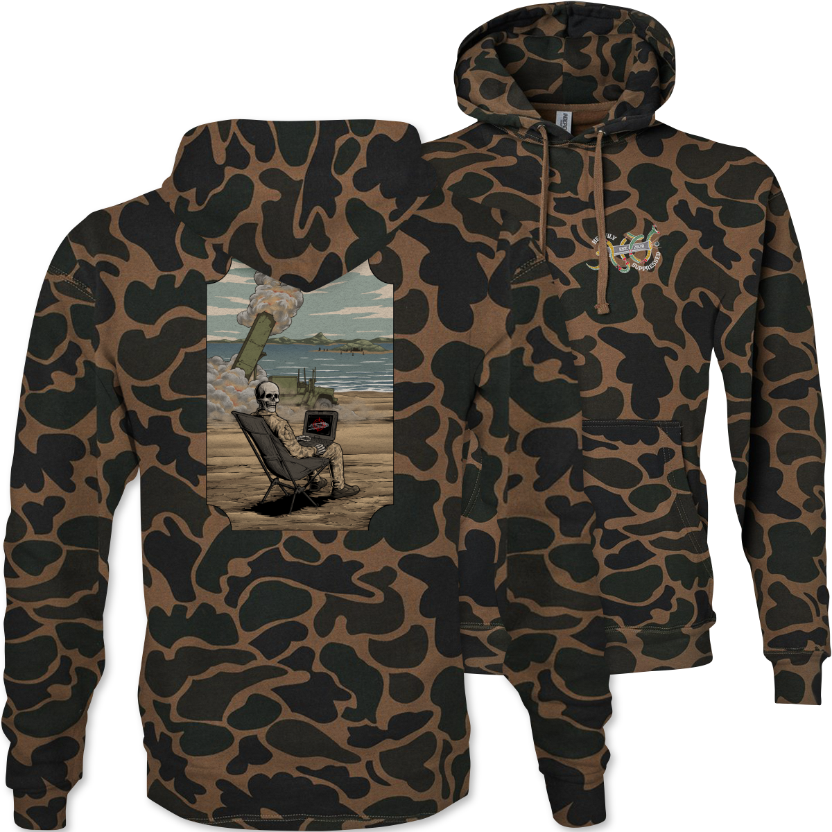 LMSL Artificial Island Hopping Camouflage Hoodie