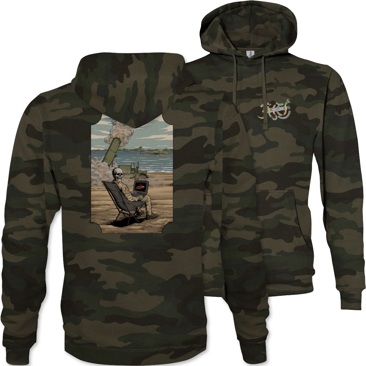 LMSL Artificial Island Hopping Camouflage Hoodie