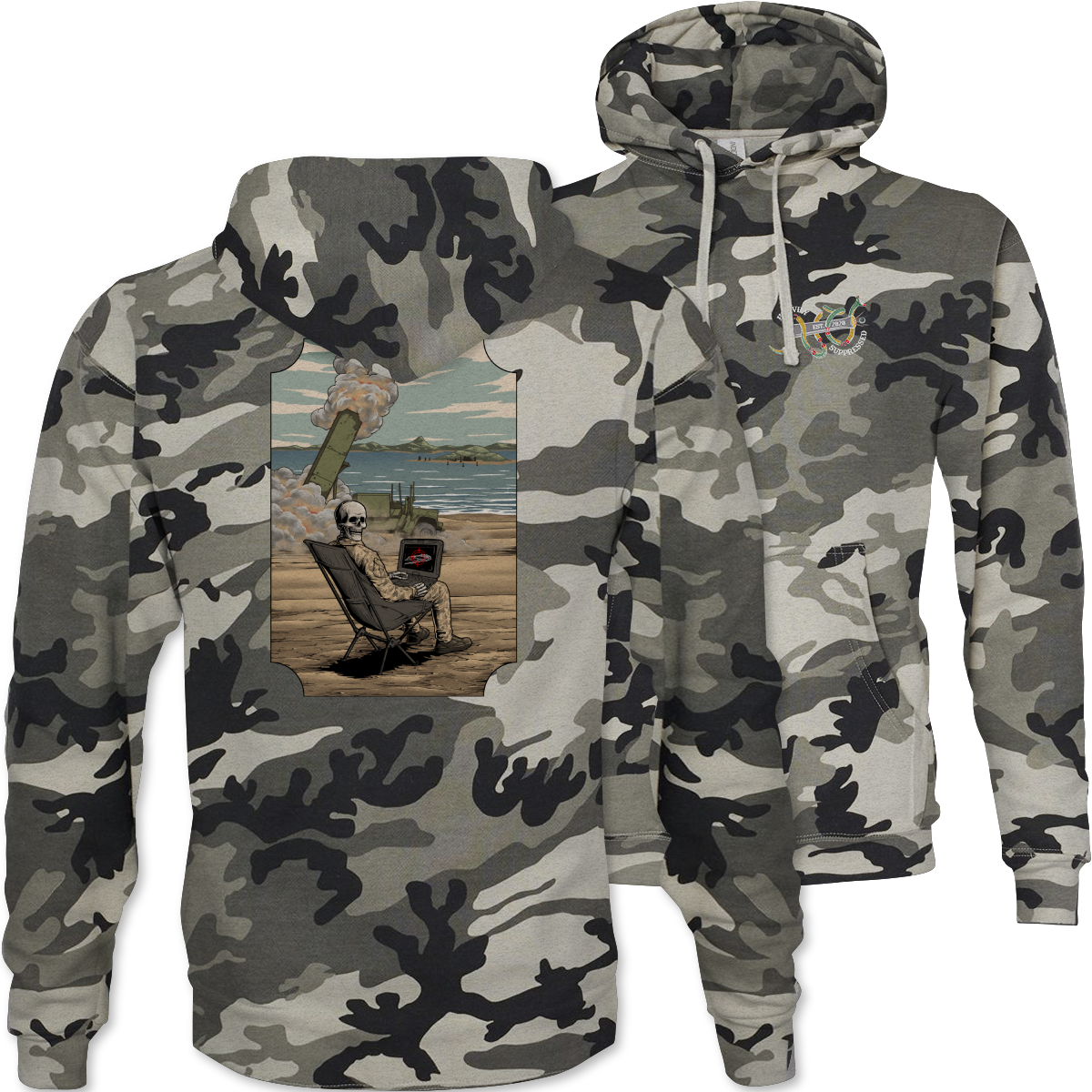 LMSL Artificial Island Hopping Camouflage Hoodie