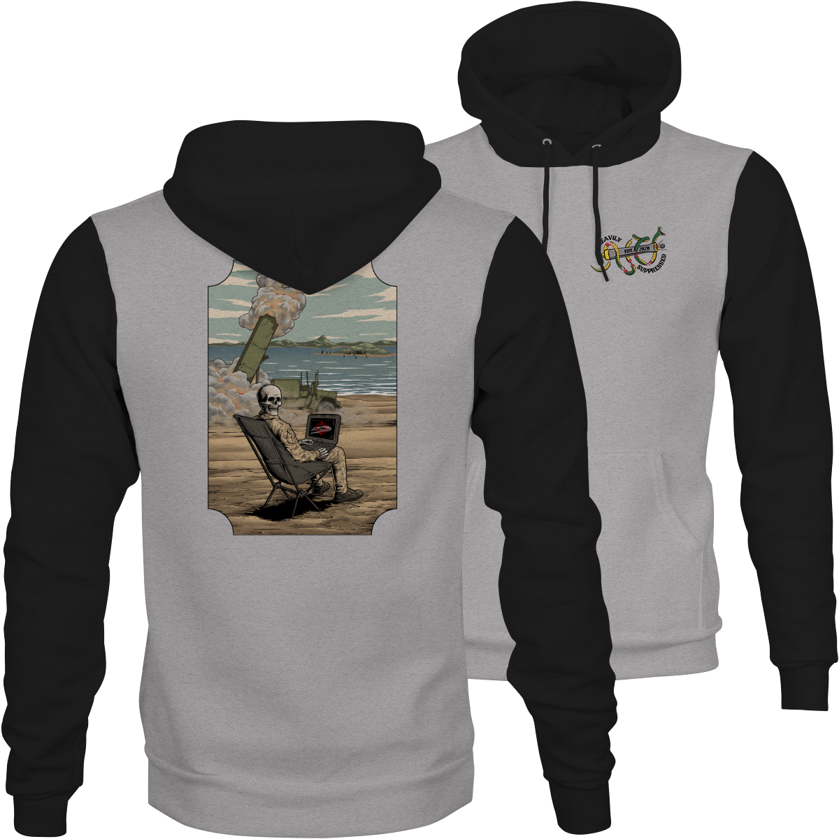 LMSL Artificial Island Hopping Camouflage Hoodie