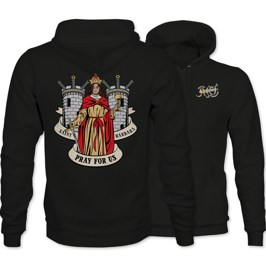 Saint Barbara Death Card Hoodie