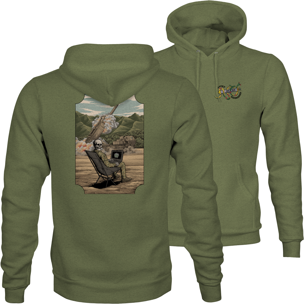 HIMARS Welcome To The Jungle Hoodie - rocket artillery hoodie