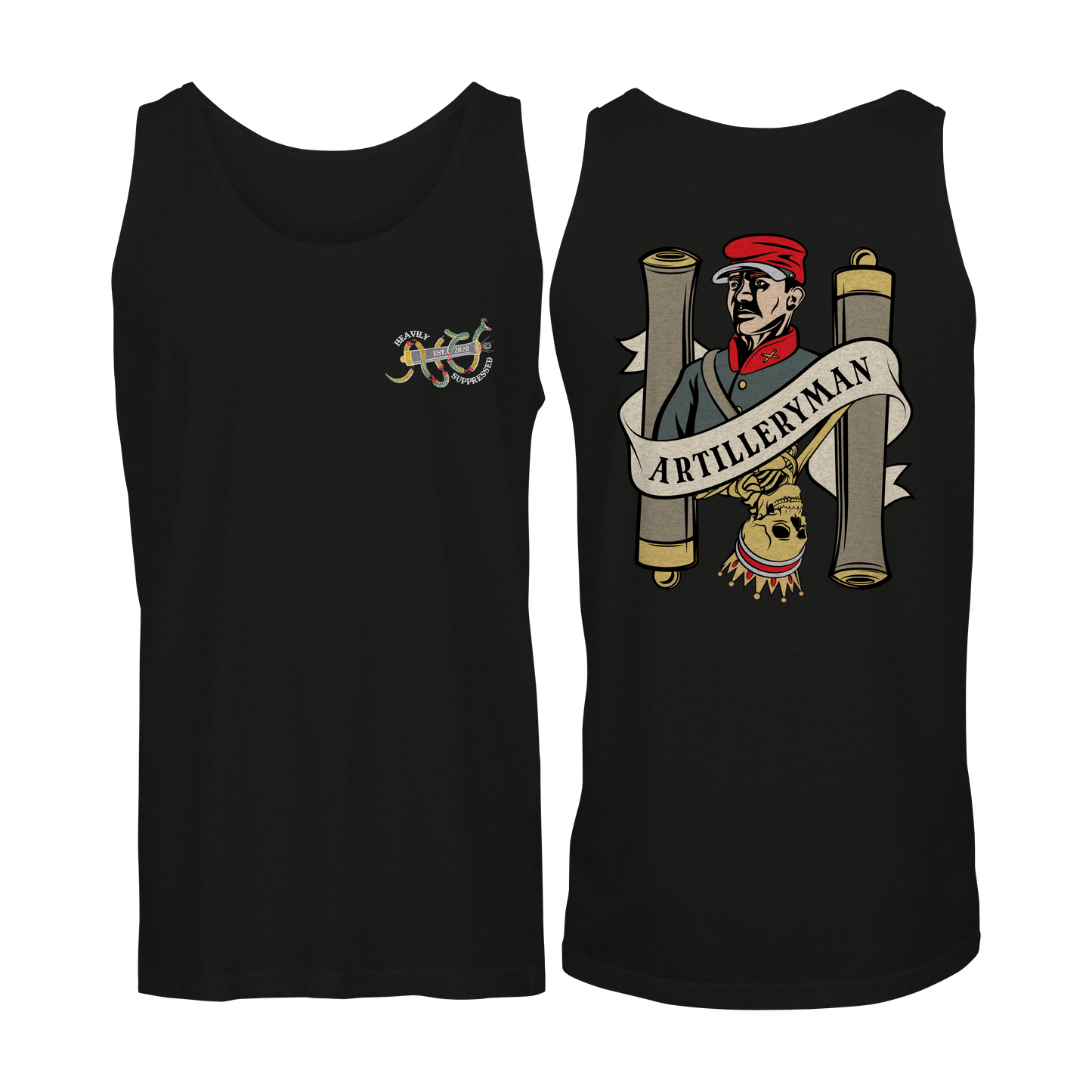 Artilleryman Death Card - Tank Top