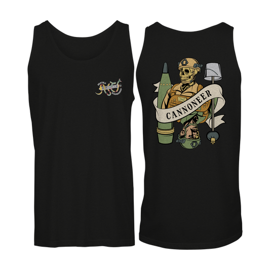 Cannoneer Death Card - Tank Top