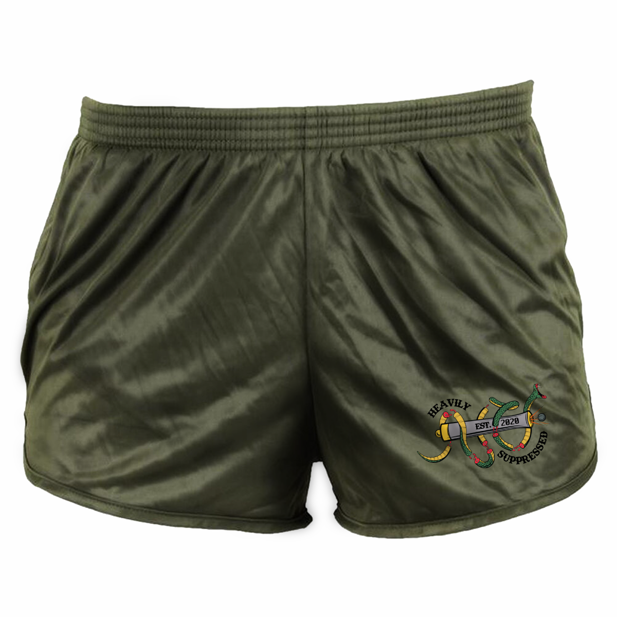 Heavily Suppressed Silkies - artillery logo silkies