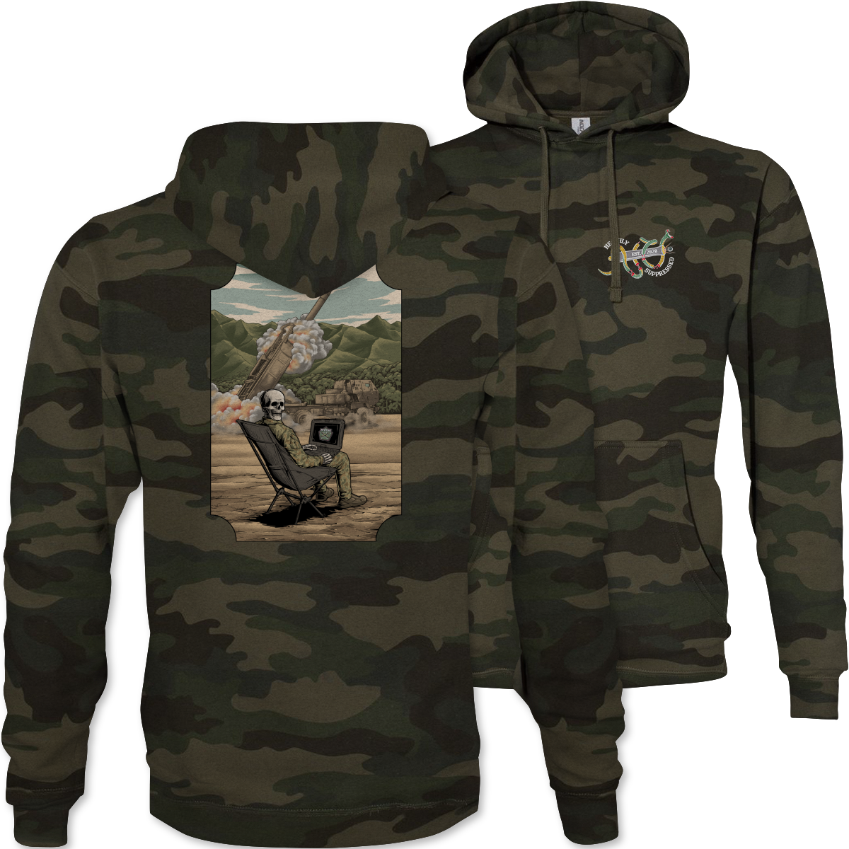 HIMARS Welcome To The Jungle Camouflage Hoodie