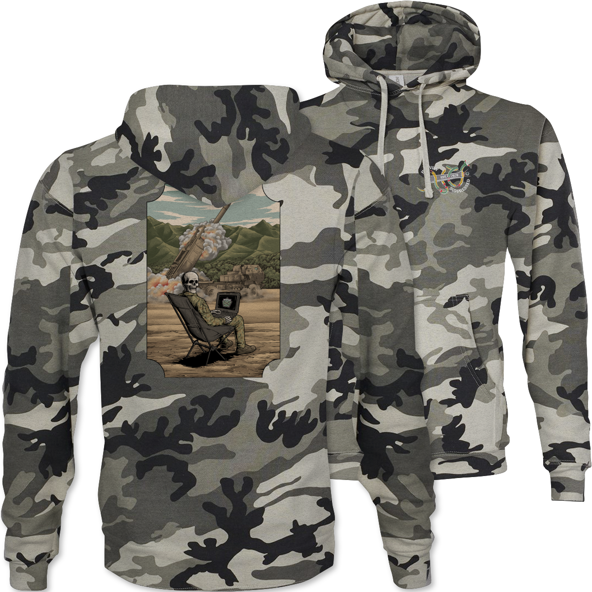 HIMARS Welcome To The Jungle Camouflage Hoodie