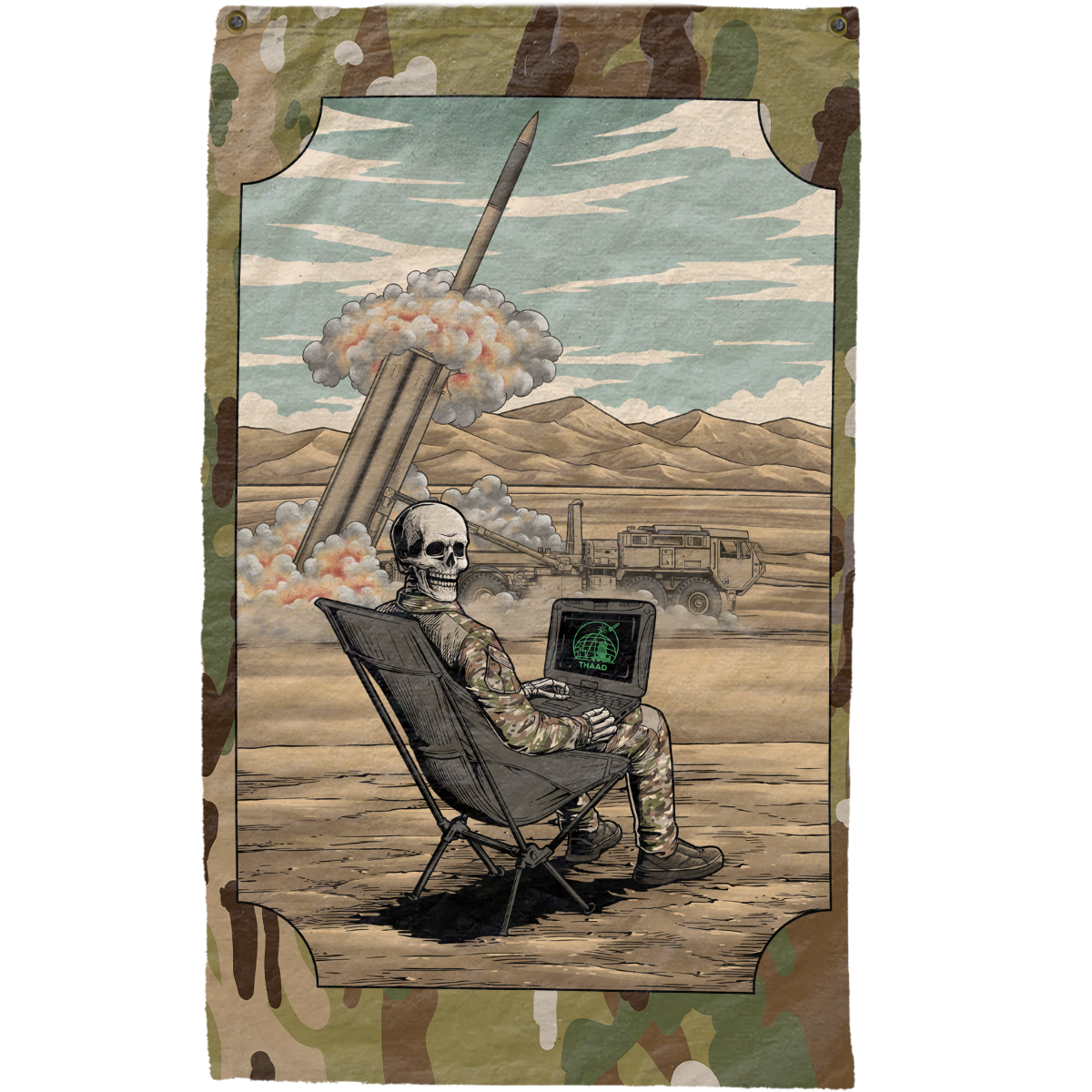 THAAD Lawn Chair Flag