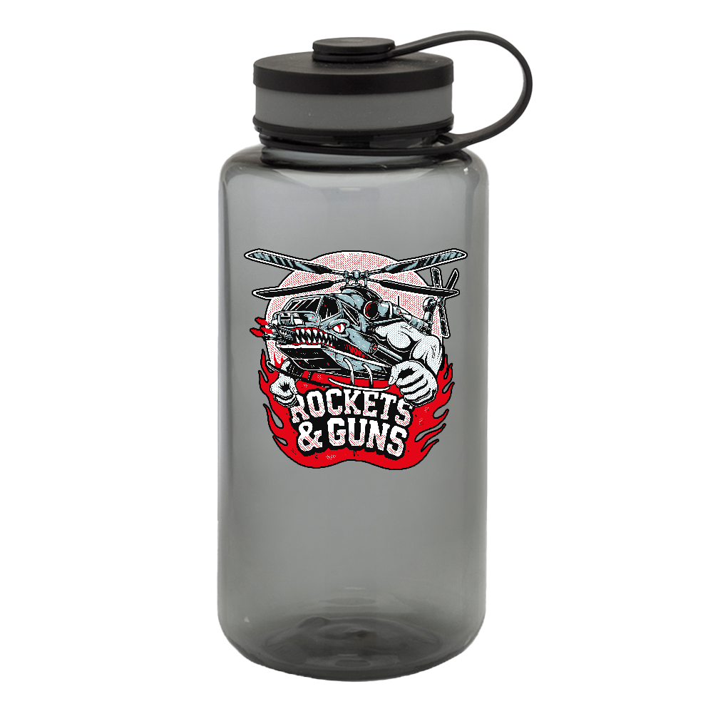 Rockets & Guns Water Bottle