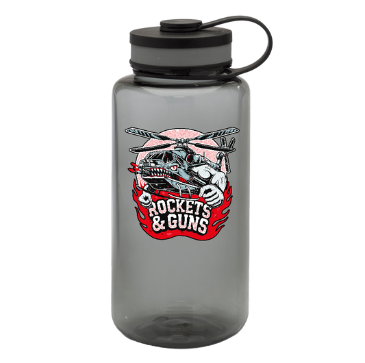 Rockets & Guns Water Bottle