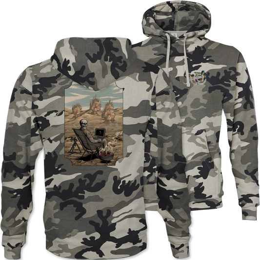 Observe and Chill Camouflage Hoodie