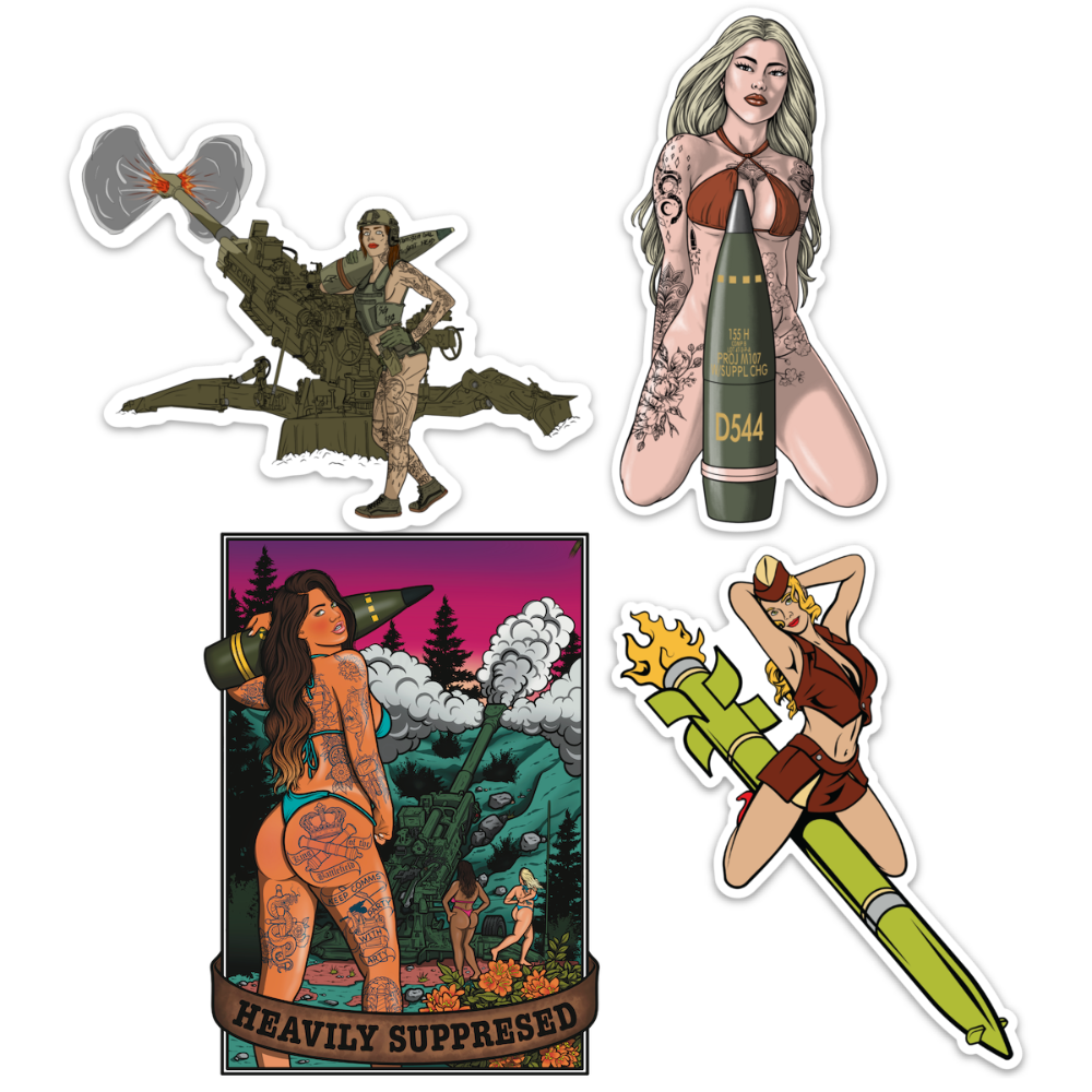 Pin Up Sticker Pack