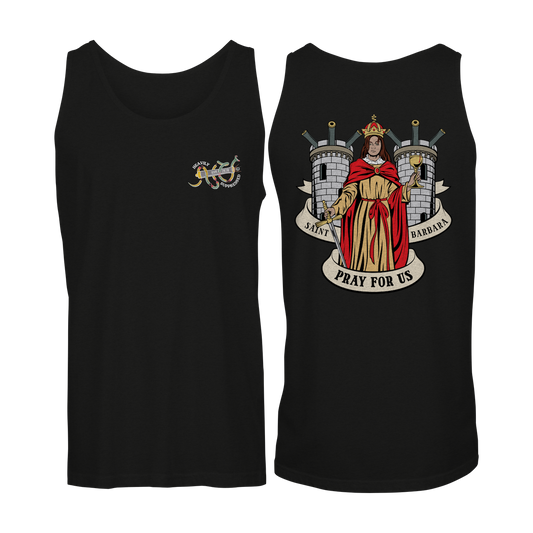 Saint Barbara Death Card - Tank Top