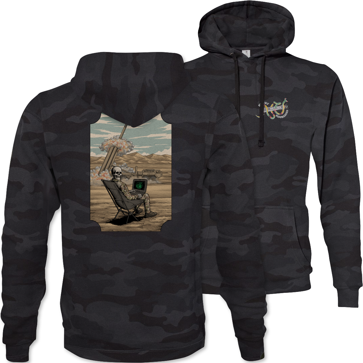 THAAD Lawn Chair Camouflage Hoodie