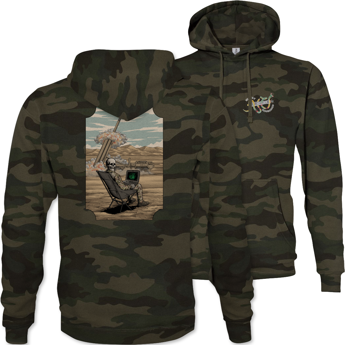 THAAD Lawn Chair Camouflage Hoodie