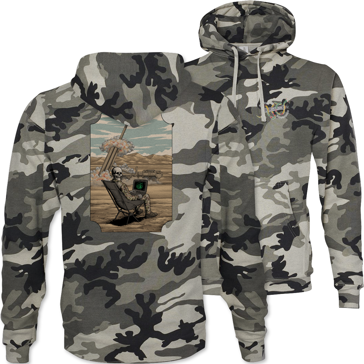 THAAD Lawn Chair Camouflage Hoodie