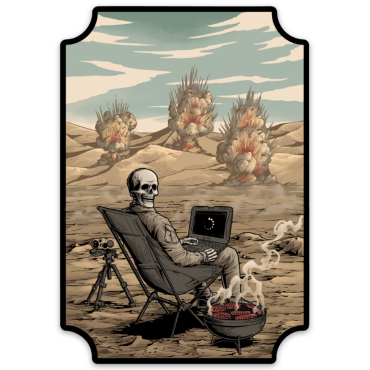 Observe and Chill Sticker – Heavily Suppressed