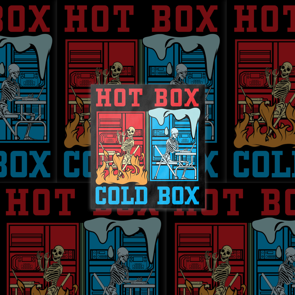Hot and Cold Box Sticker